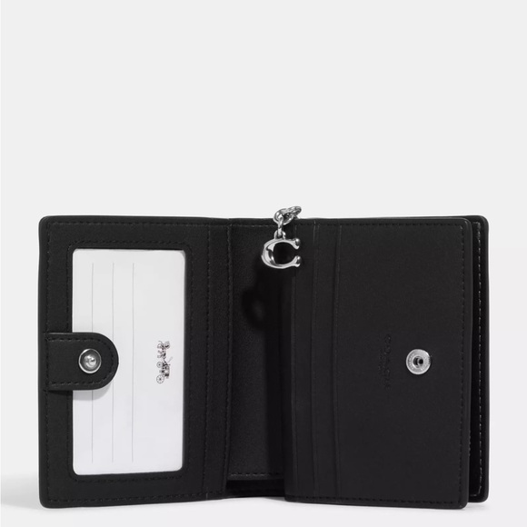 COACH Snap Wallet Tartan Plaid - Picture 2 of 8